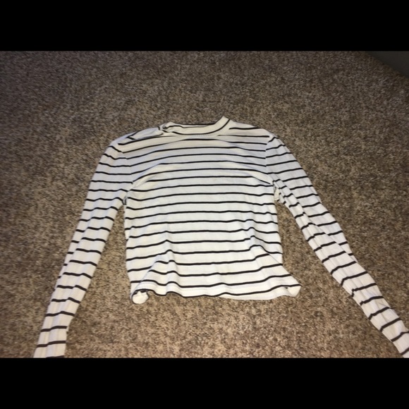 striped white tee - Picture 2 of 2